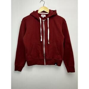 American Giant Women's Midweight Full Zip Hoodie Sweatshirt XS Comfy Casual USA